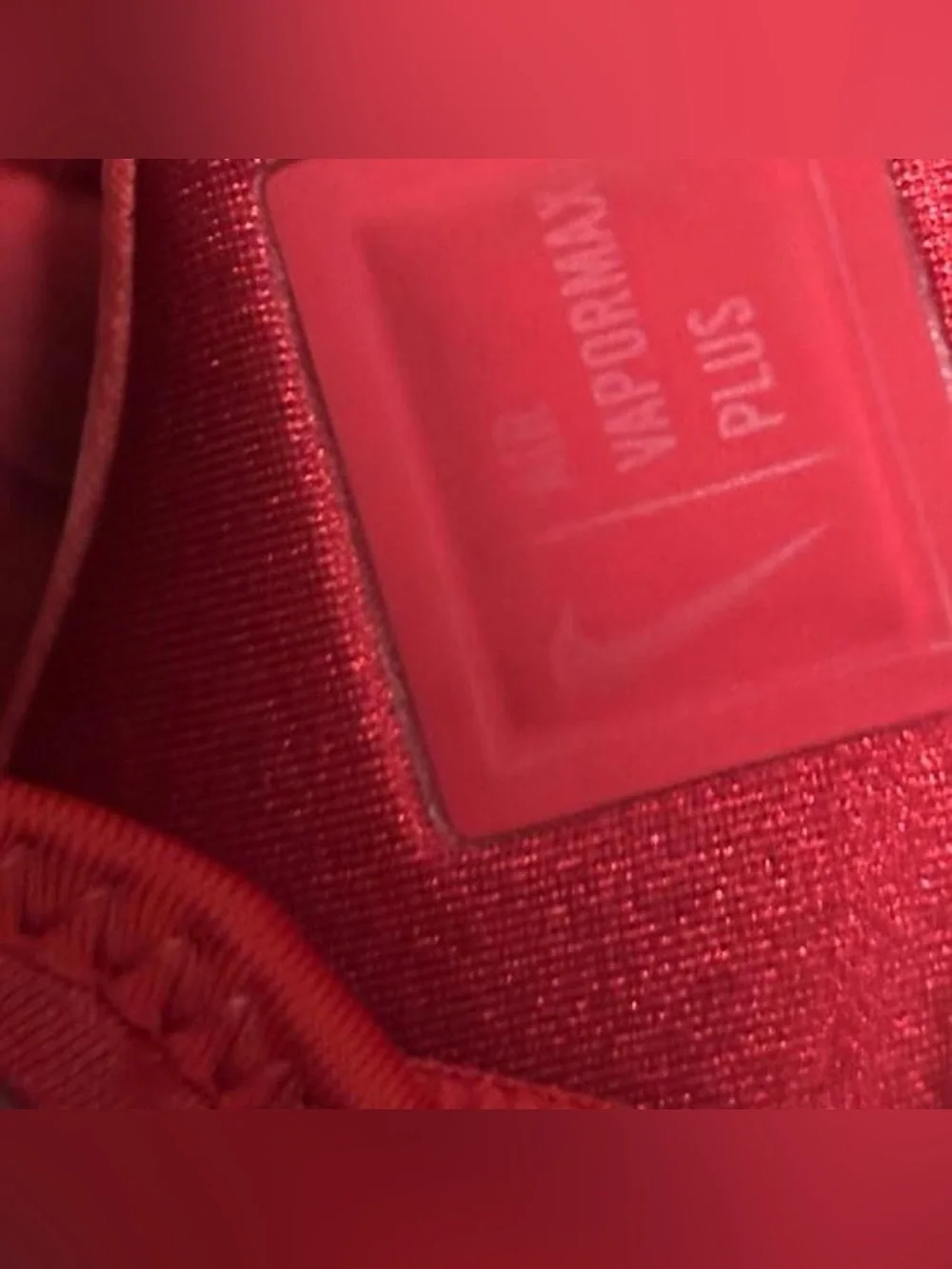 Nike Men's Red VaporMax Style Athletic Sneakers